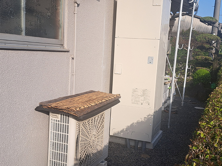 福山市西新涯町　B様邸 エコキュート交換工事「after」